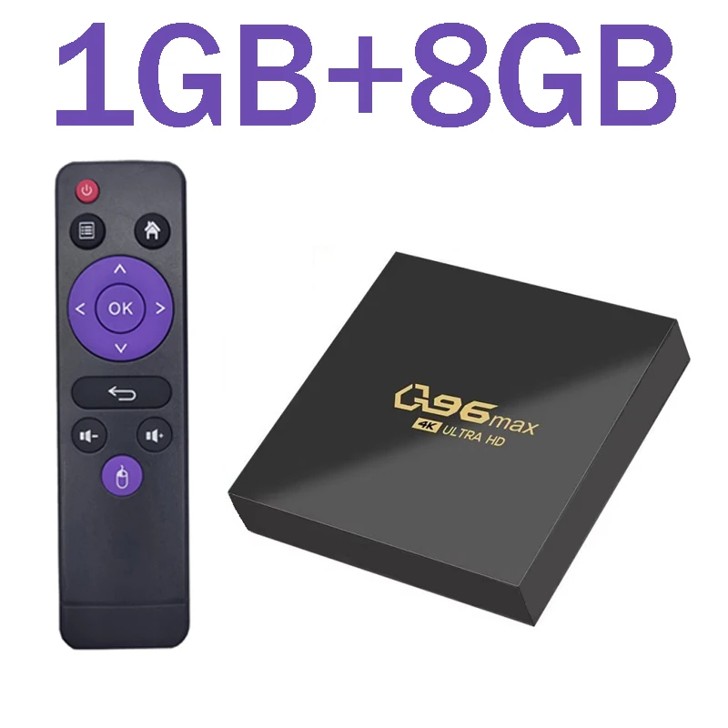 Q96 MAX TV Box Android 15 Allwinner H313 Set Top Box Media Player H.265 8GB 128GB WiFi 4G 5G HD 4K Home Theater IPTV TV Box