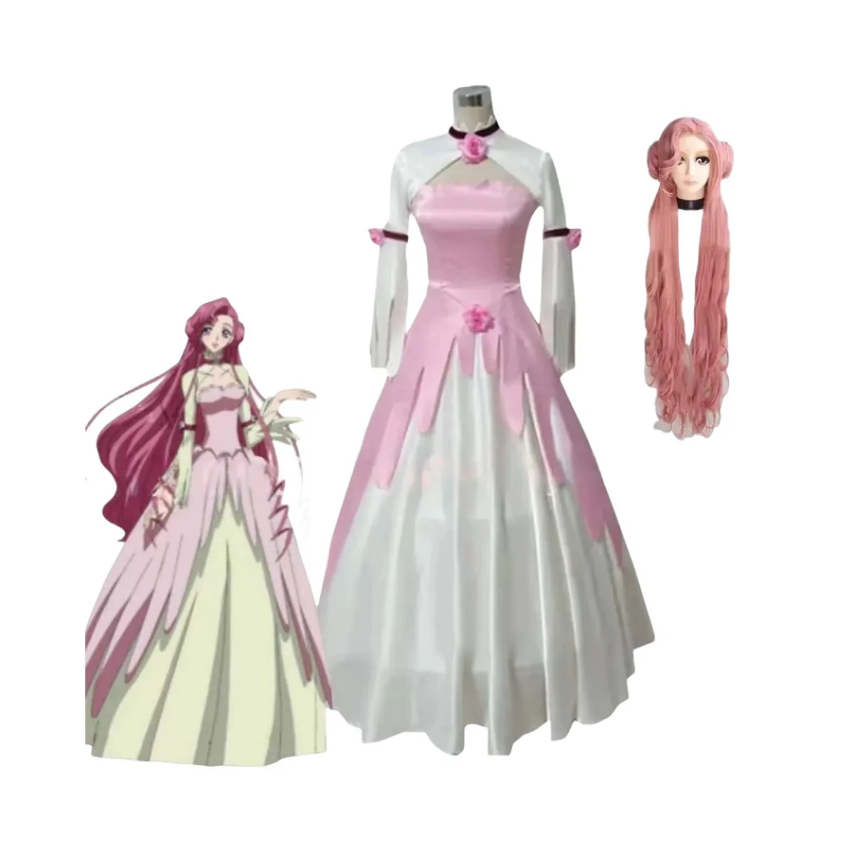 Code Geass Euphemia Li Britannia Euphy Anime Custom Made Dress Cosplay Costume