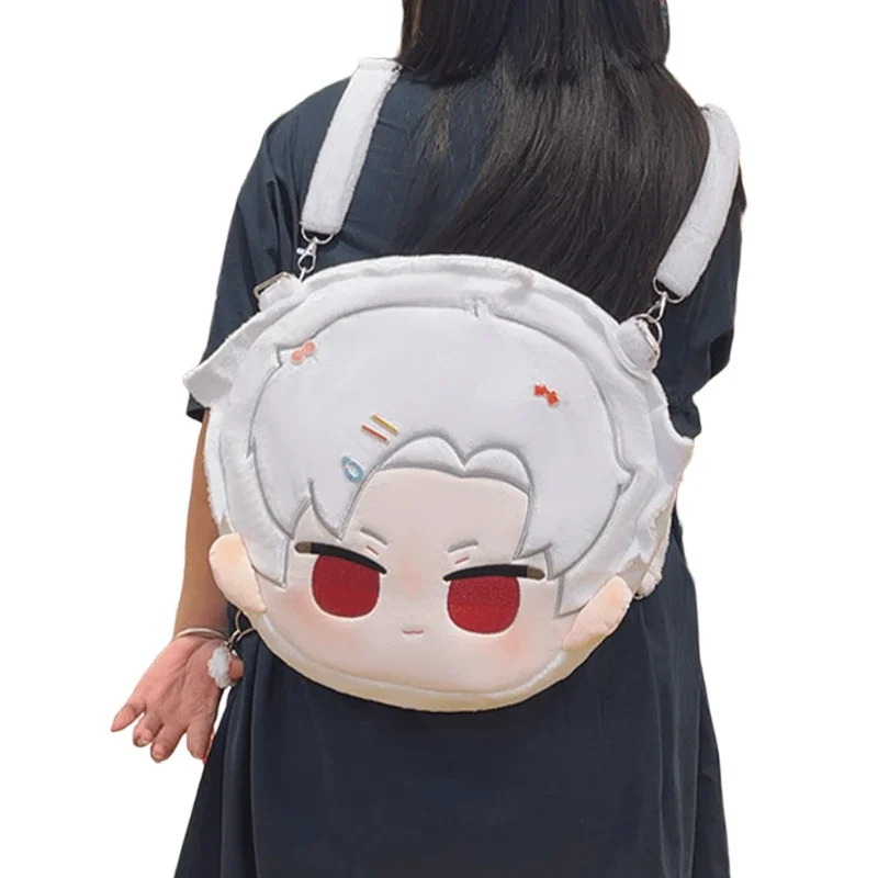 Qinche Sylus Anime Love and Deepspaceœ Cosplay Student Plush Pain Pack Backpack Shoulder Bag Crossbody Bag Birthday Gift