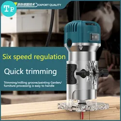 Tp Woodworking Trimmer Router Milling Groove Flip Engraving Trimming Opening Milling Base Timber Laminate Trimmer Tupia Tool