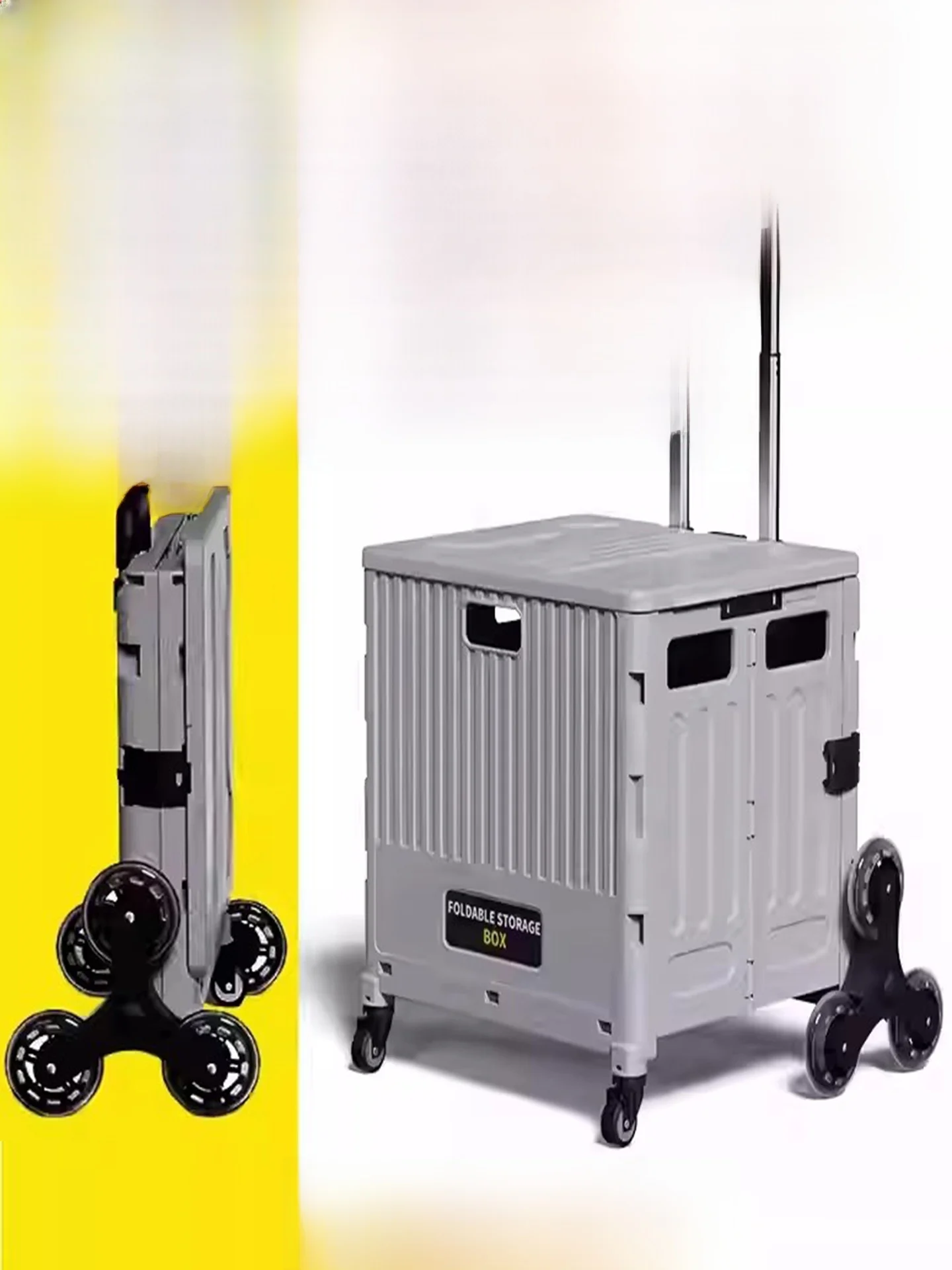 ポータブル折りたたみショッピングカート家庭用多機能野菜購入車小型トロリー軽量キャンプ屋台販売車