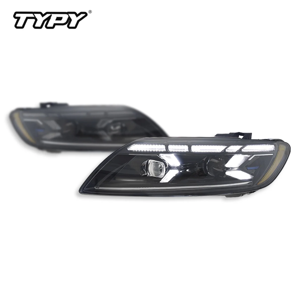 

TYPY Новая светодиодная фара, обновленная, модифицированная для Audi Q7 2006-2015, фара с динамическим сигналом, автоаксессуары