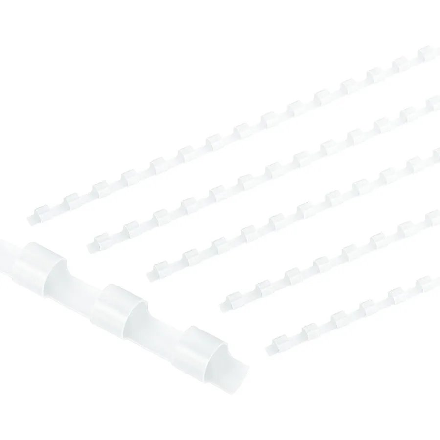 

Пластиковые расчески для переплета 6 мм 1 4 50 шт. 21 кольцевая расческа, шипы для переплета, емкость 20 листов, размер букв для переплета листов бумаги, белые