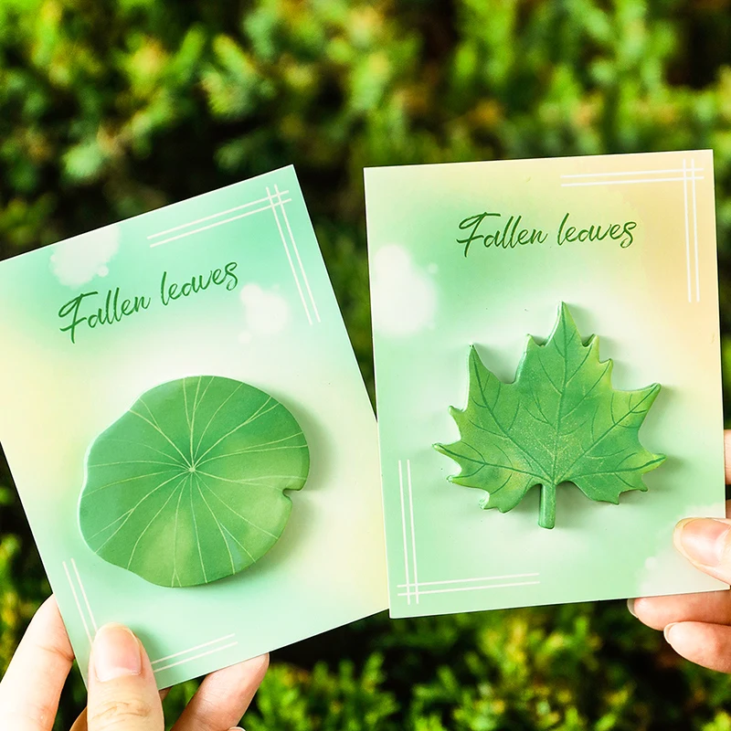 30 ورقة أوراق خضراء لوحات مذكرة بسيطة سكرابوكينغ ملصق اللوازم المدرسية آخر ملاحظات لاصقة مكتب القرطاسية