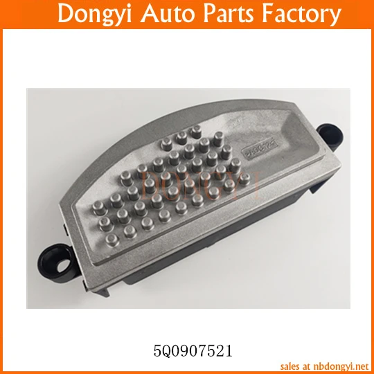 Auto Blower Motor Resistor 5Q0907521