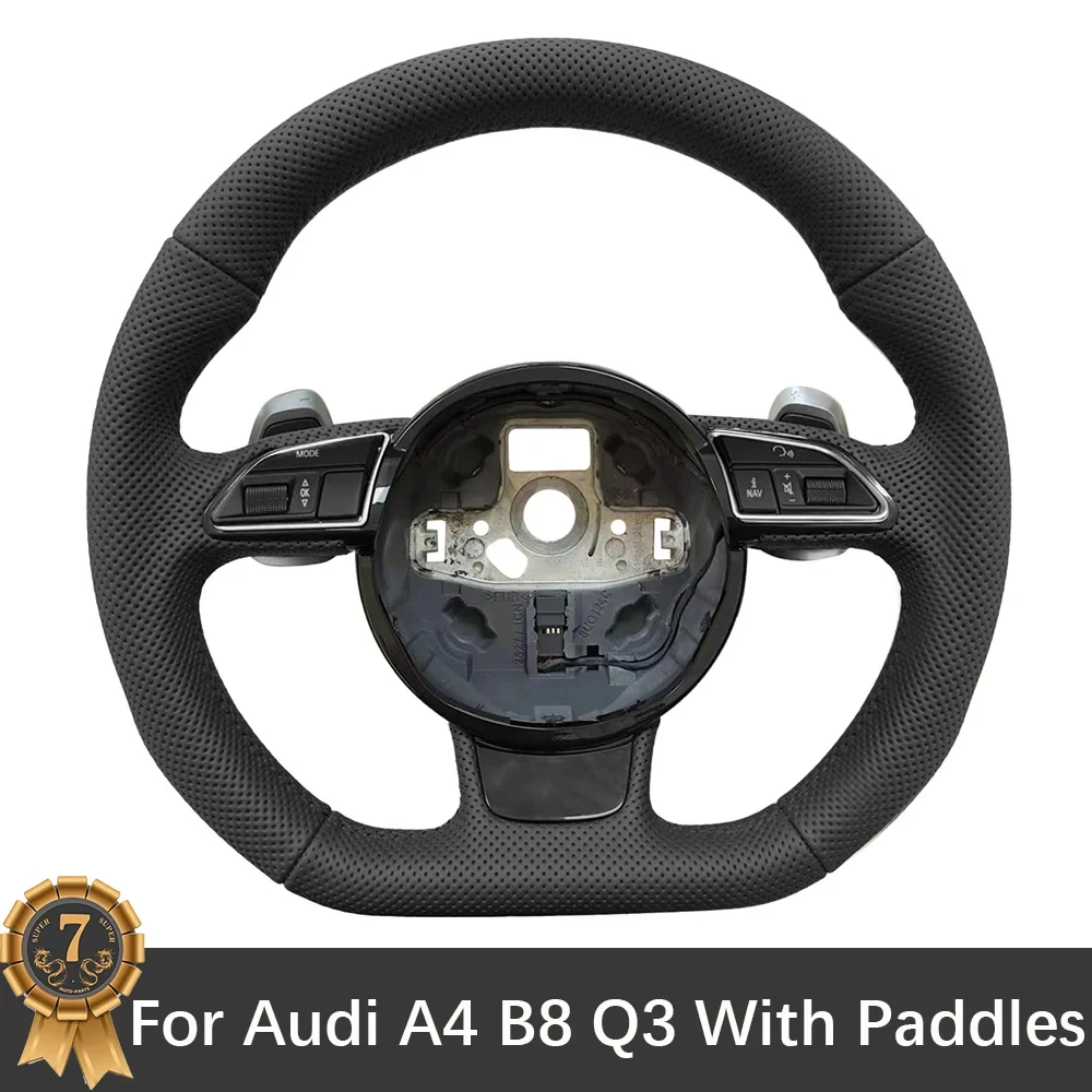 For Audi A4 B8 Q3 Multi-Function Steering Wheel S Logo With Paddles Assembly Accessories Attachments