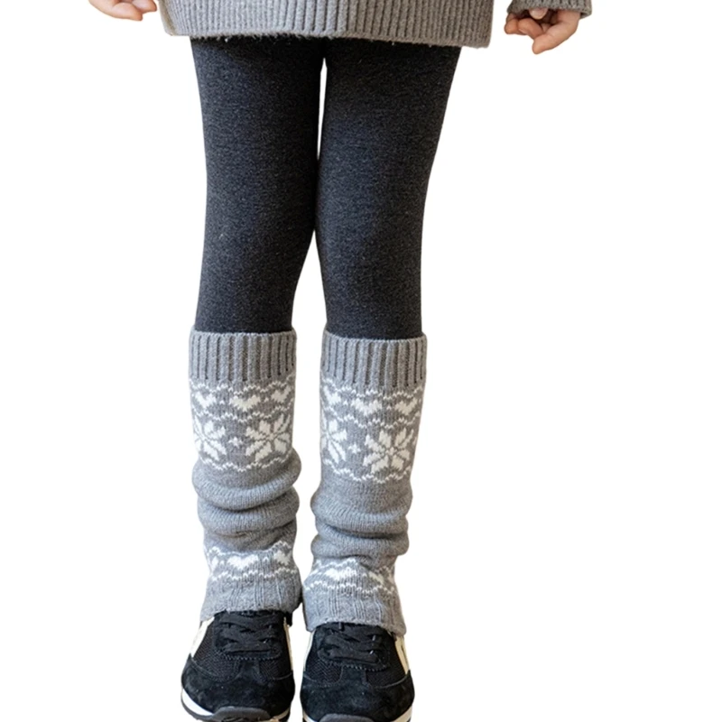 Sweet Charm Girls Winter Leg Warmers Soft Elastic Stackable Socks For Toddler 425F