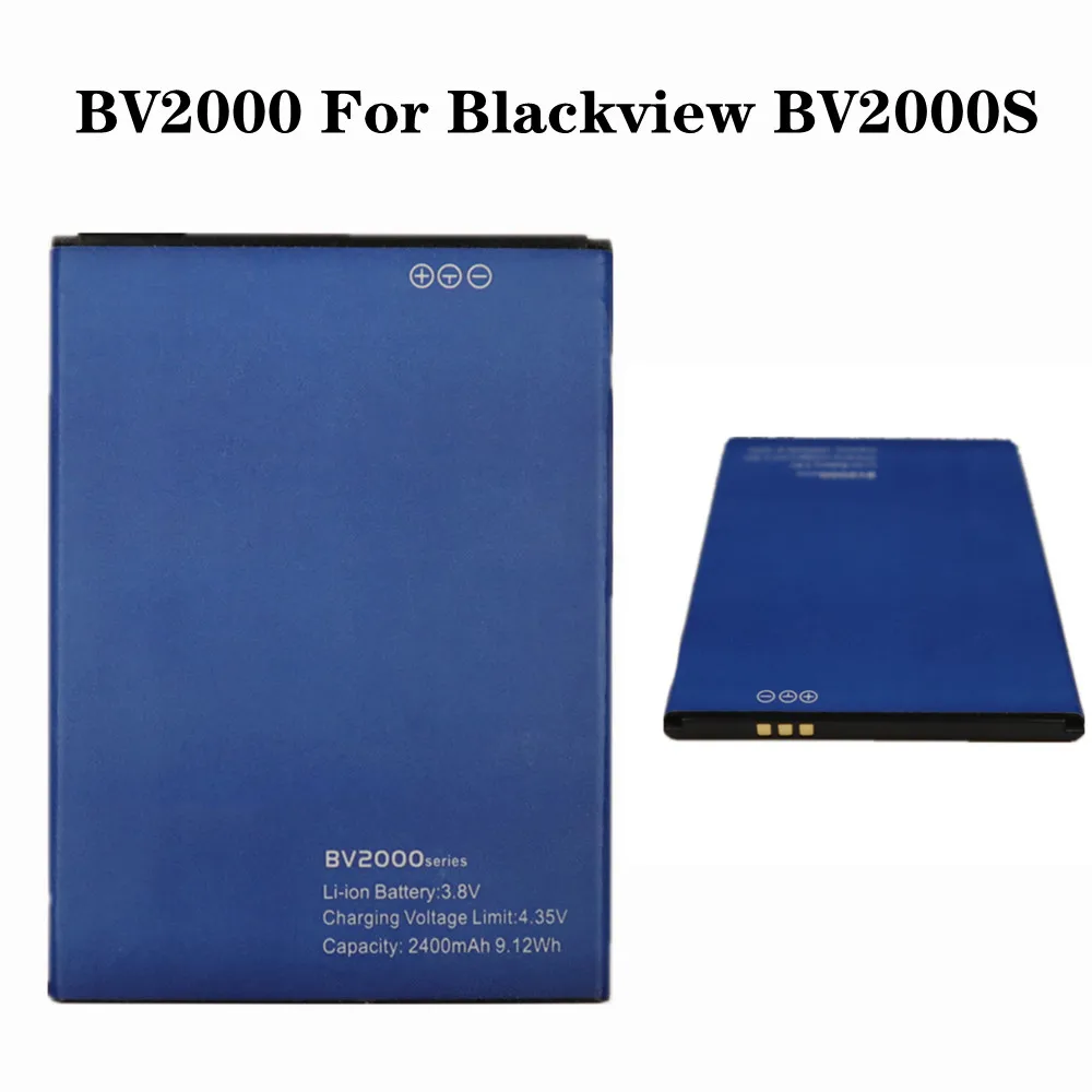 New High Quality BV2000 Battery For Blackview BV 2000S BV2000S High Capacity 2400mAh Li-ION Mobile Phone Replacement Bateria