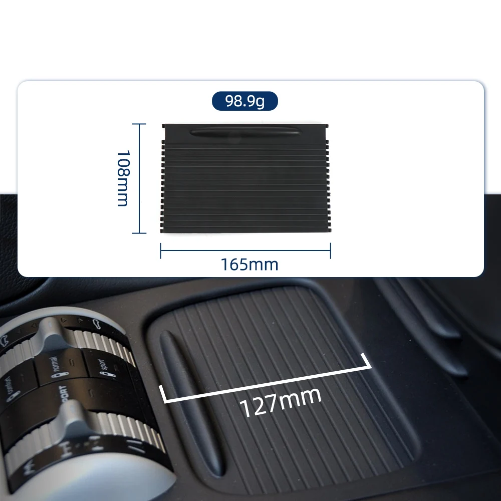 Car Front Center Console Cup Holder Roller Blind Cover Fit For Porsche Cayenne 2003-2010 7L5862531