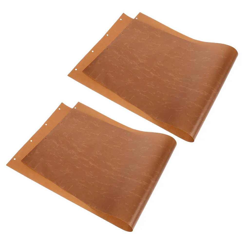 

2pcs Pizza Peel High-Temp Replacement Cloth Heat Resistant Non-Stick Baking Mat Sliding Design Reusable Kitchen Baking Tool