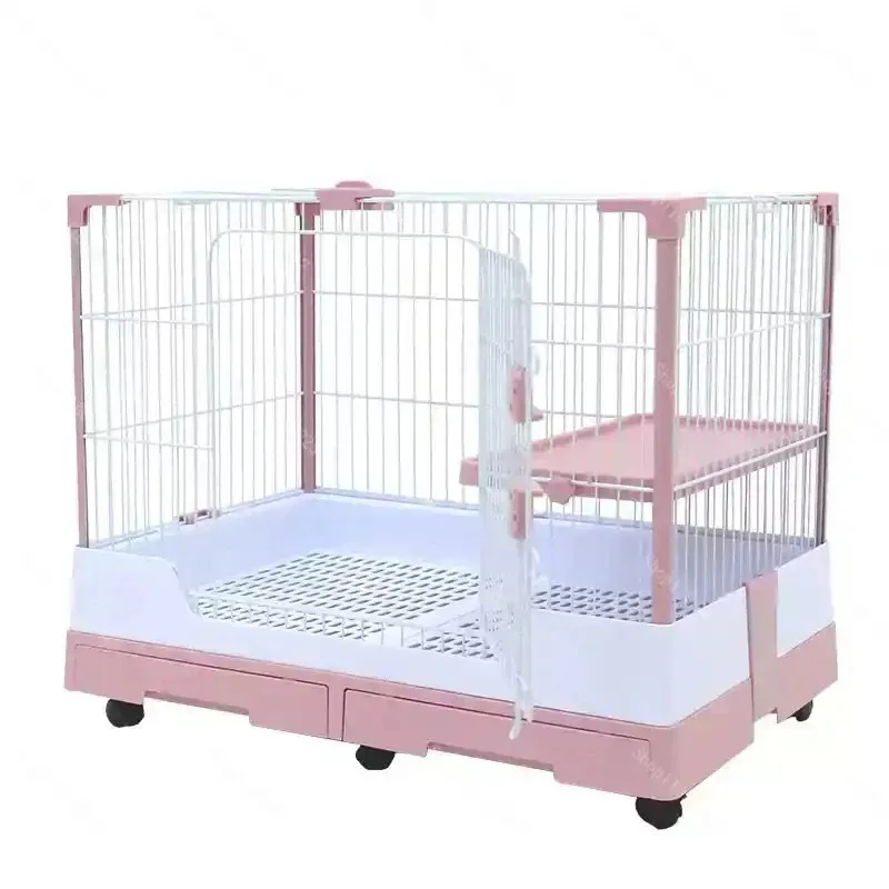 Deluxe Rabbit Cage R100PRO Drawer Anti Spray Urine for Guinea Pigs R81 Household Easy to Clean Small Animals Pet Durable
