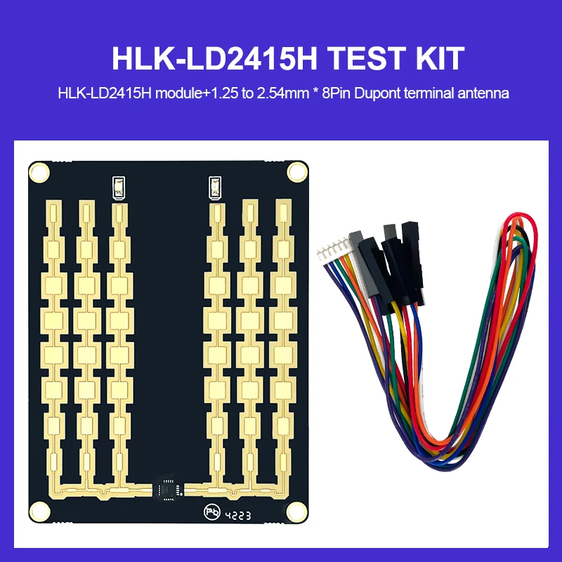 Free Shipping HLK-LD2415H Speed 180meters  Radar  Millimeter Wave integrate Antenna Long Distance  1KM/h Measurement Accuracy