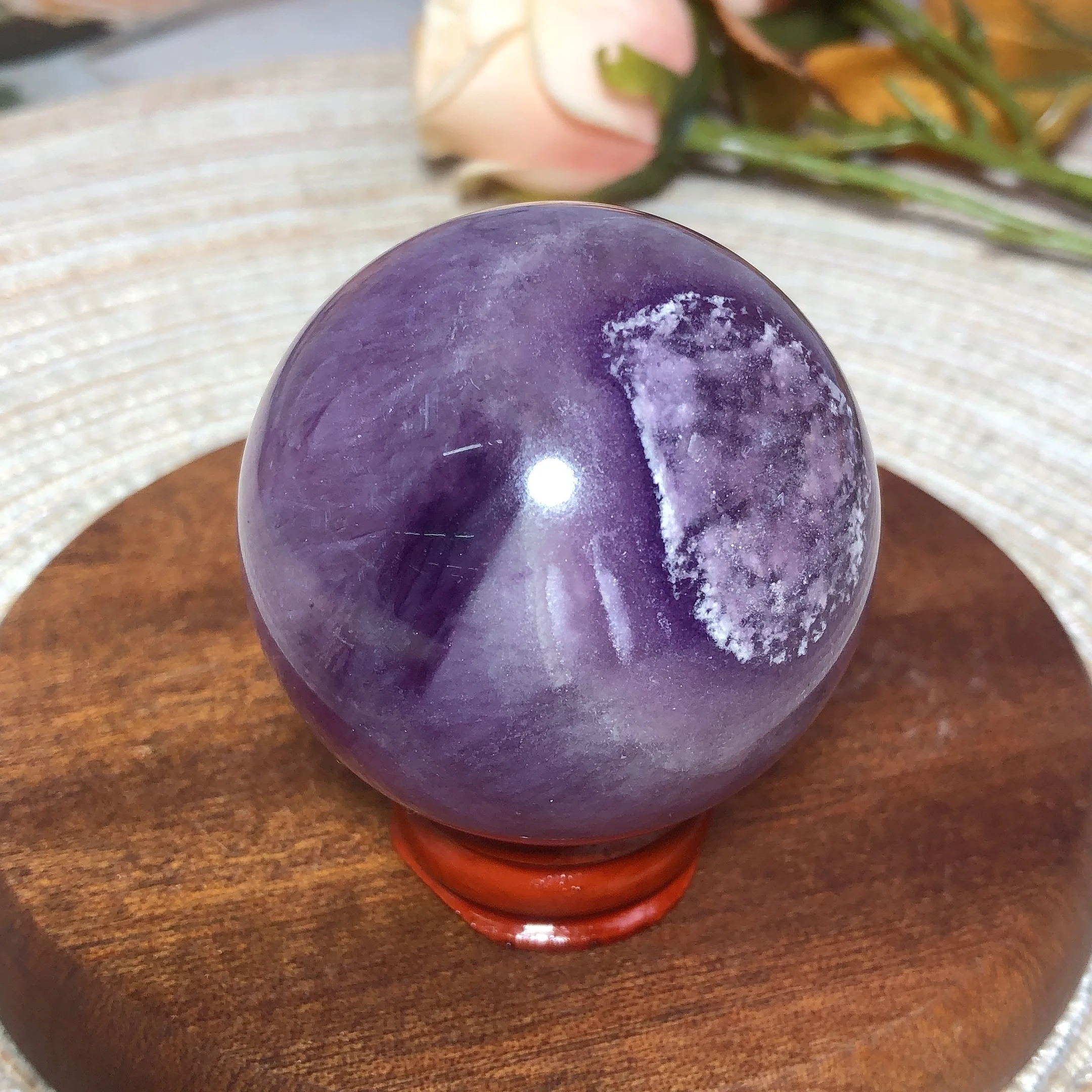 

Natural Crystal Silk Fluorite Sphere Rainbow Healing High Quality Home Decorations Polished Reiki Ore Mineral Crafts Gemstones