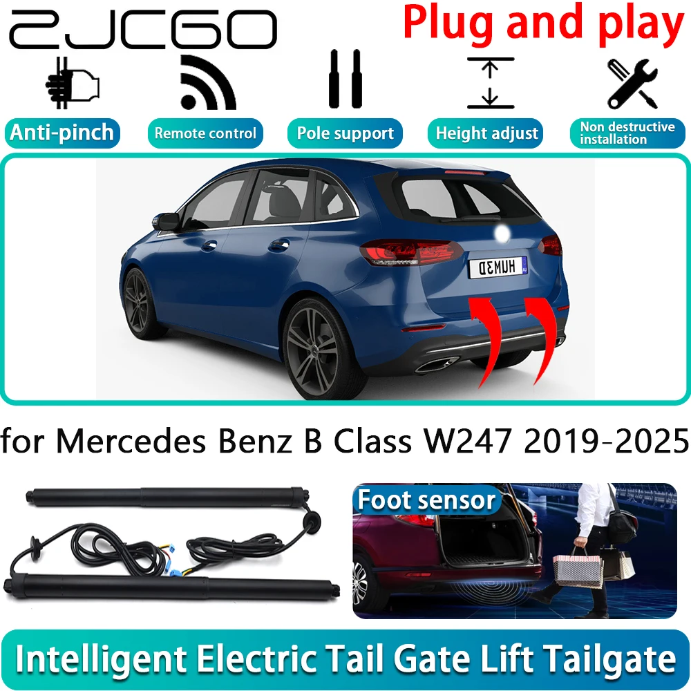 

for Mercedes Benz B Class W247 2019-2025 Car Electric Powered Tailgate Power Liftgate Automatic Tailgate System With Foot Sensor