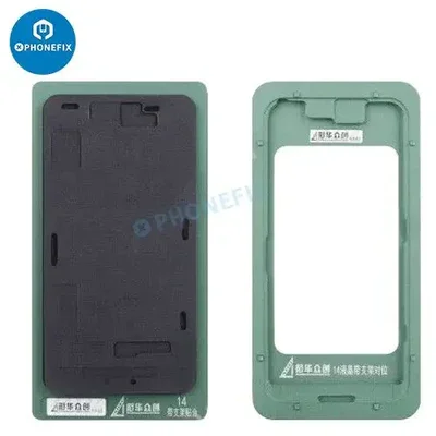 LCD alignment positioning mold with bezel frame Black rubber pads For iPhone 11 12 13 14 15 16 Series LCD Screen Display Repair