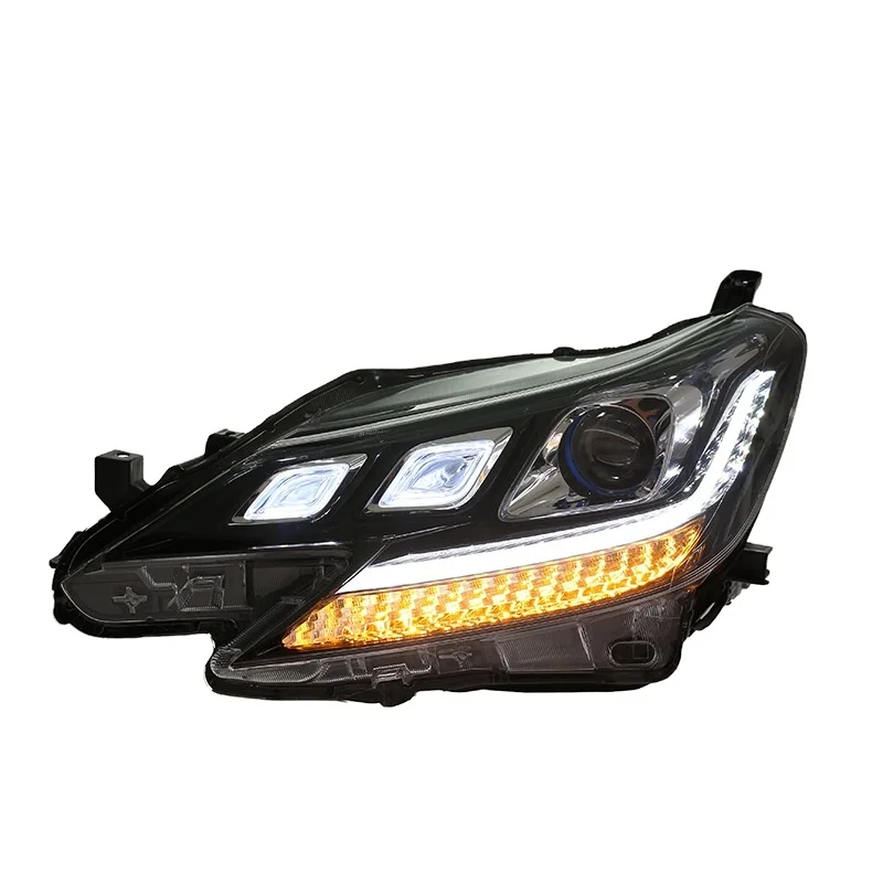 Modified LED Daytime Running Light Assembly  13-17 for · Reiz 6000k Color Temperature Front Bifocal Steering Lens