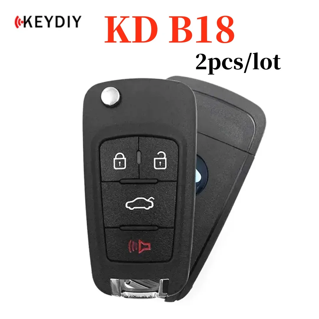 

2pcs KEYDIY Remote control Universal B Series B18-4 buttons KD remote car keys for KD-X2 KD900 MINIKD,URG200 auto Key programmer