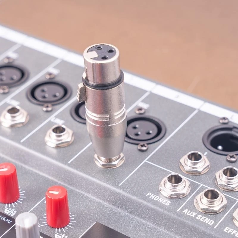 1/4 inch TRS to XLR Female,XLR to 6.35mm Stereo Balanced Connector