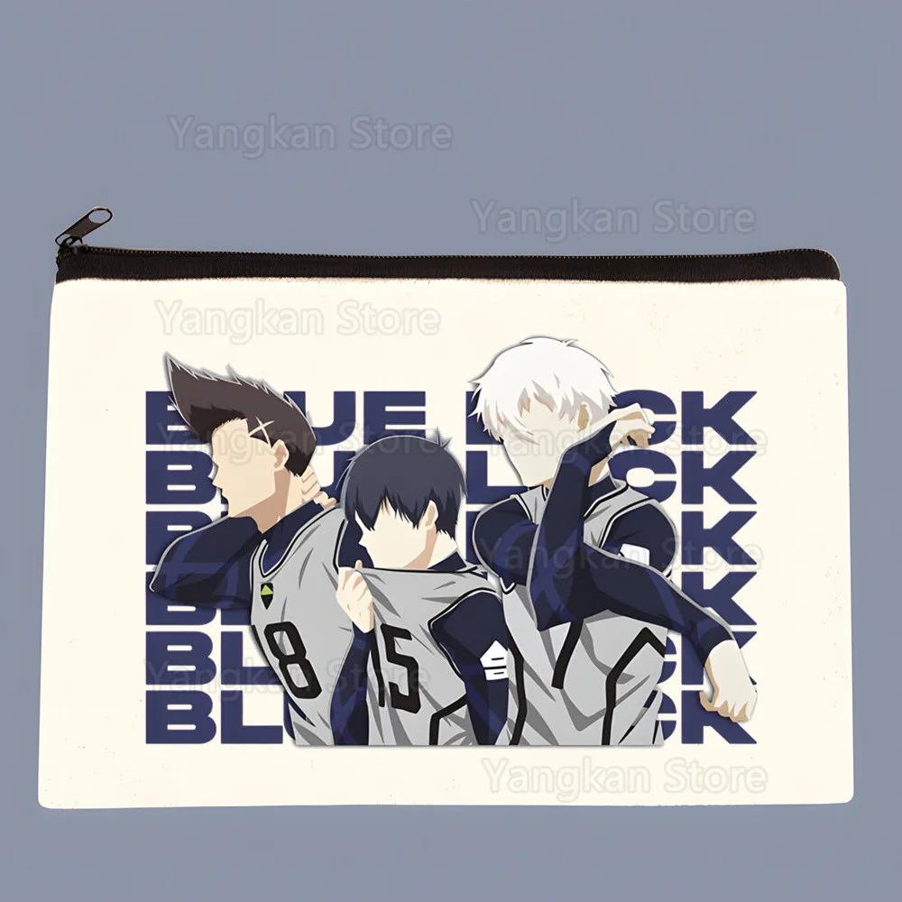 الأزرق قفل ناجي Seishiro تخزين سستة حقيبة قماش حقائب مستحضرات التجميل السفر العطور أحمر الشفاه الحقيبة المحفظة هدية للحياكة #5