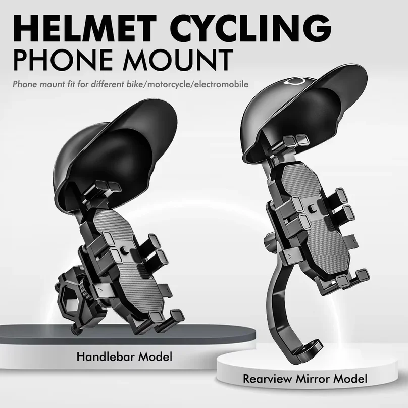 Motorcycle Bicycle Waterproof Sunshade Holder Bicycle Umbrella Octopus Phone Bracket Helmet Creative Mini Parasol Sun Shade