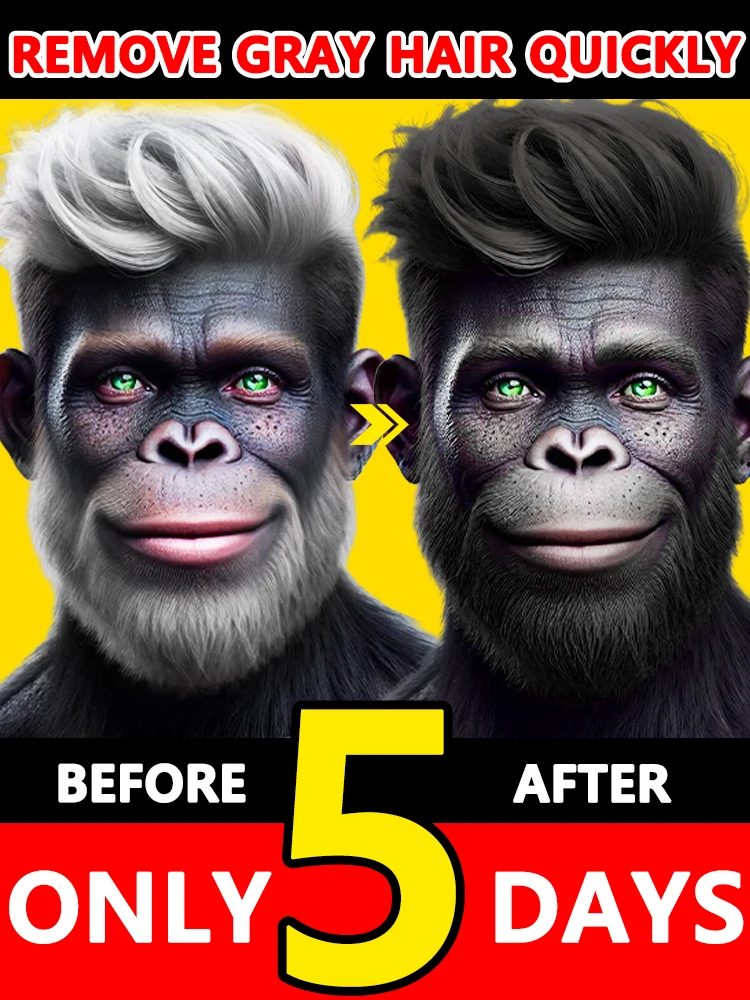 

Turn white hair into black hair and reverse aging easily