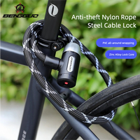 BengGuo Mountain Bike Lock - Anti-Theft Portable Lock with Nylon Steel Cable Cycling Accessories