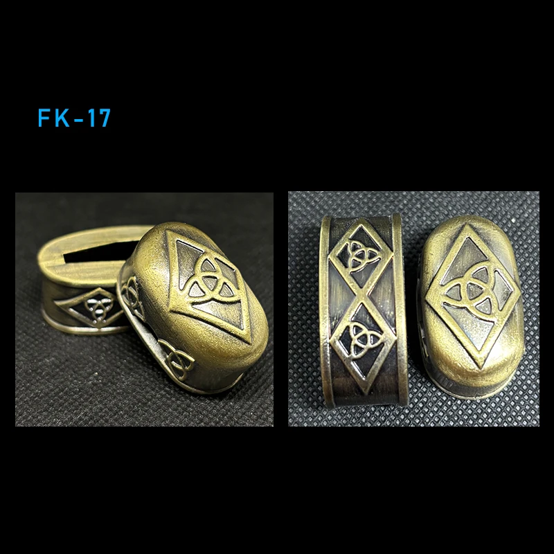 Hochwertige Legierung Katana Butt Cap Fuchi Kashira Griff Kragen für japanische Schwert Samurai Wakizashi Katanas Schwerter Armaturen – Detail 18