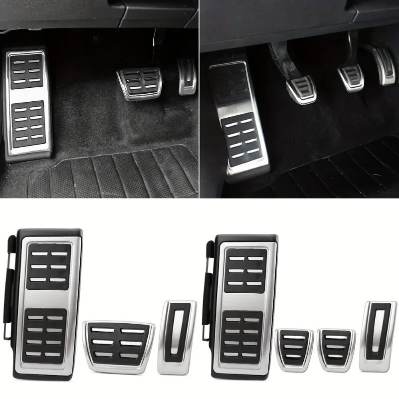 

Stainless Steel Pedal Cover for Volkswagen VW Golf 7 8 GTi MK7 Polo A05 Passat B8 Skoda Kodiaq Rapid Octavia 5E 5F A7 2014-2023