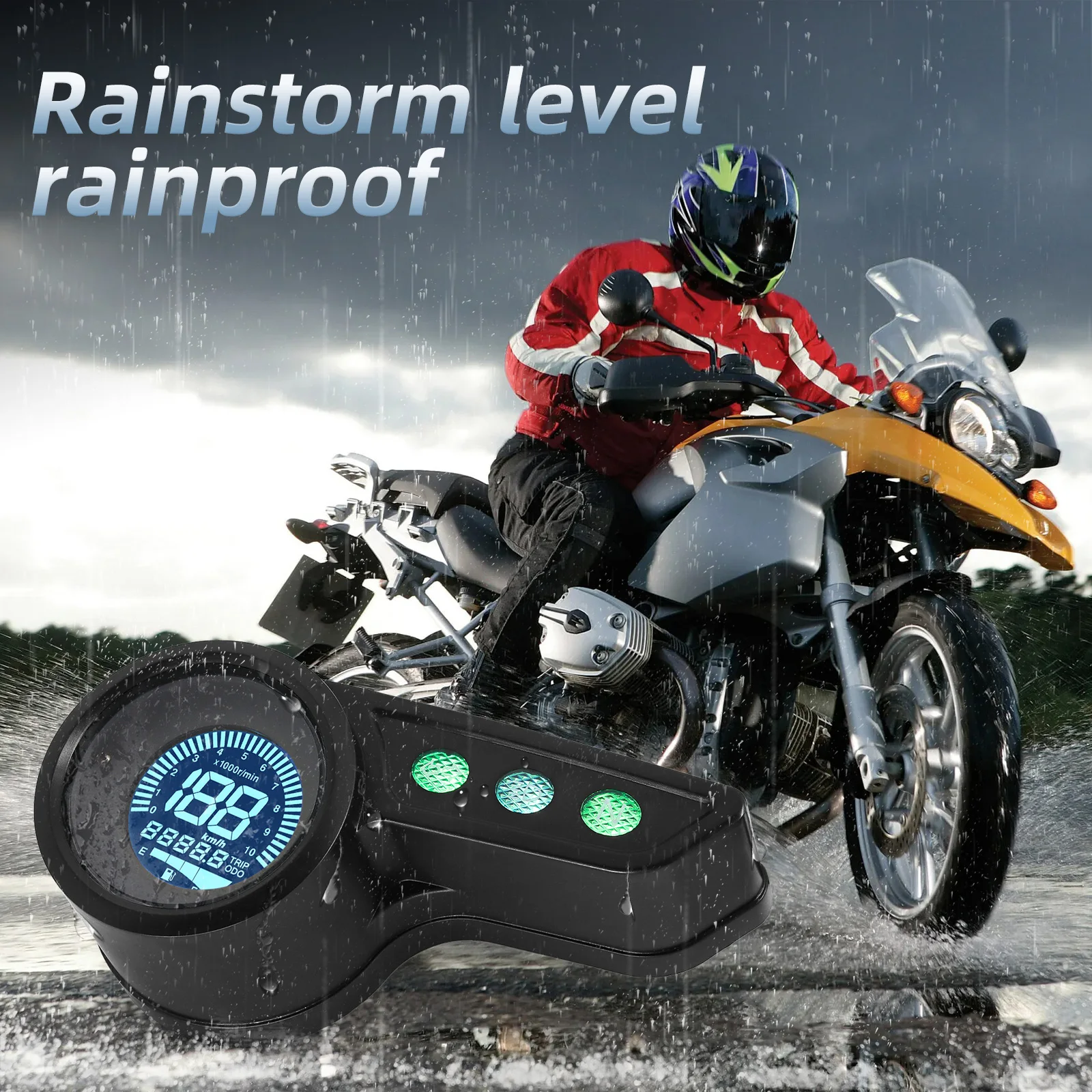 Motorcycle Digital Instrument  7-color Backlight for Honda NXR150 Motorcycle RPM Meter Speedometer Odometer Fuel Gauge Dashboard