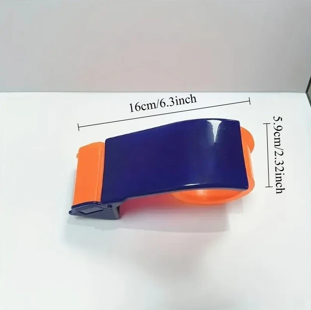 1/3 Stück robuster, ergonomischer, tragbarer Verpackungsbandabroller mit integriertem Schneider, Washi-Tape-Schneider für Lagerarbeiter und Schreibwaren