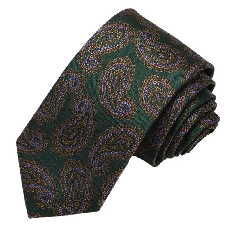 Real silk jacquard high-density business administrative mulberry silk men's tie for men's foreign trade in Europe and America, h