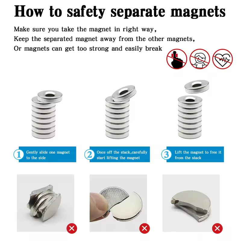 Super Powerful Round Magnet with holes Neodymium Magnet NdfeB N35 Strong Permanent Magnetic imanes Refrigerator Magnet - Image 6