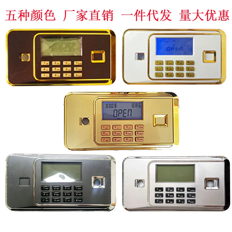 

Safe Electronic Code Lock Lockset LCD Electronic Panel Complete Set of Accessories Main Lock Emergency Lock Cylinder