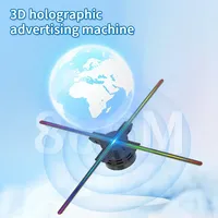 80CM 3D Fan Hologram Projector Wifi Display Advertising Logo Light Led Sign Holographic Lamp Three-Dimensional Projectors