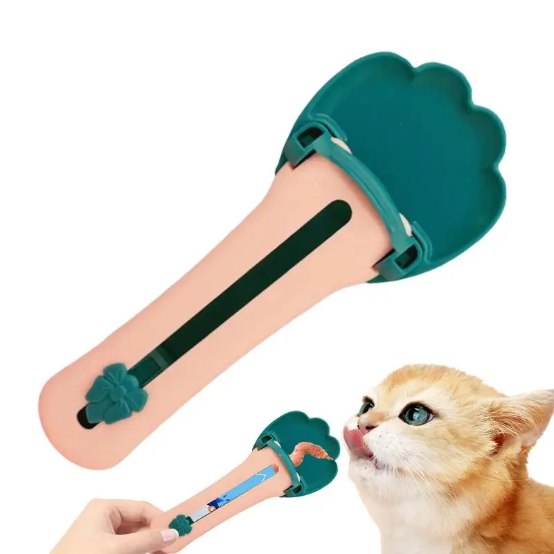 CatStrip Spoon CatFoodExtruder CatFood Strip CatStrip Squeezer Pet Feeding Spoon CatFood Spoonpet supplies