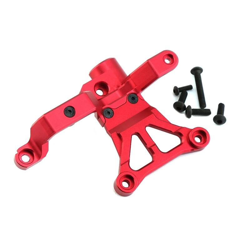 For Traxxas1/5 X-Maxx Large X Metal Front Steering Protection Bracket, Toy Car Parts Red