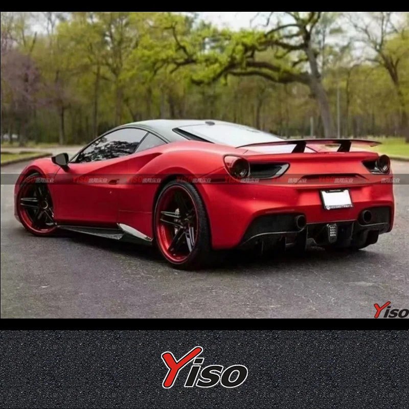 Suitable for 2015-2019 488 Modified encirclement Novitec carbon fiber rear wing Large rear wing GT rear spoiler