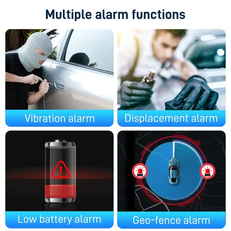 자동차 미니 로케이터 추적기 ML100G 1200Mah Type-C 음성 모니터 용 4G GPS 추적기 무료 추적 APP(A) 내구성이 뛰어나고 사용하기 쉽습니다.