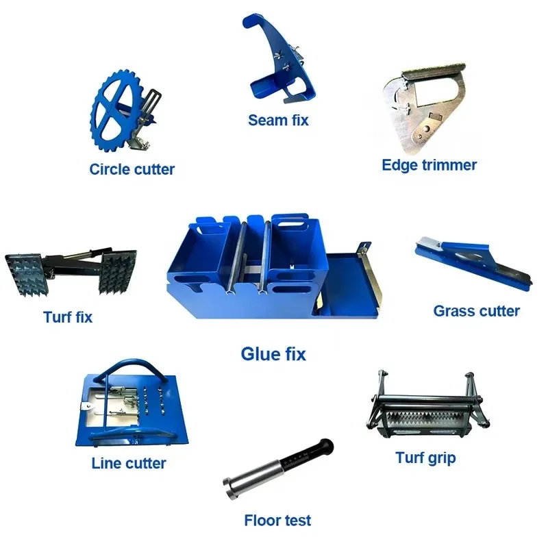 9-Piece Hand Tools Sport Kit for Artificial Grass Mounting Football Football Turf Garden Steel Tools