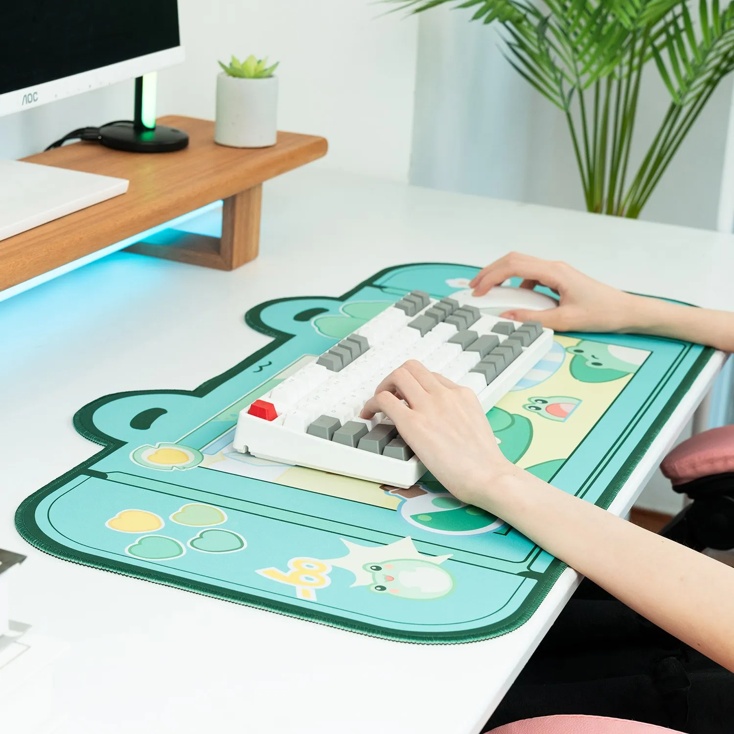 Esports tappetino per Mouse di grandi dimensioni tappetino per Mouse per Computer da gioco Kawaii tappetini da tavolo grandi per ufficio tappetino per tastiera tappetino per tastiera bordo di blocco antiscivolo