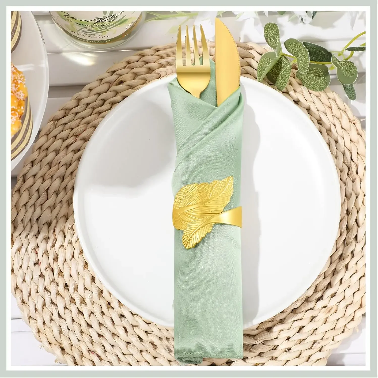 100 Pack Silky Satin Cloth Napkins 30x30cm Satin Napkins Washable Table Napkin Smooth Fabric Dinner Napkins for Weddings Party