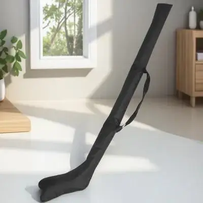 Hockey Stick Bag Heavy Duty Oxford Fabric Strong Craftsmanship Zipper Closure Compact Travel Carrier for Ice Hockey Rods