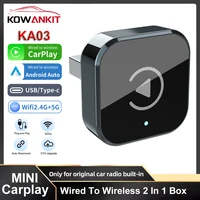 Adaptador Inalámbrico CarPlay 2026 para iPhone y Android