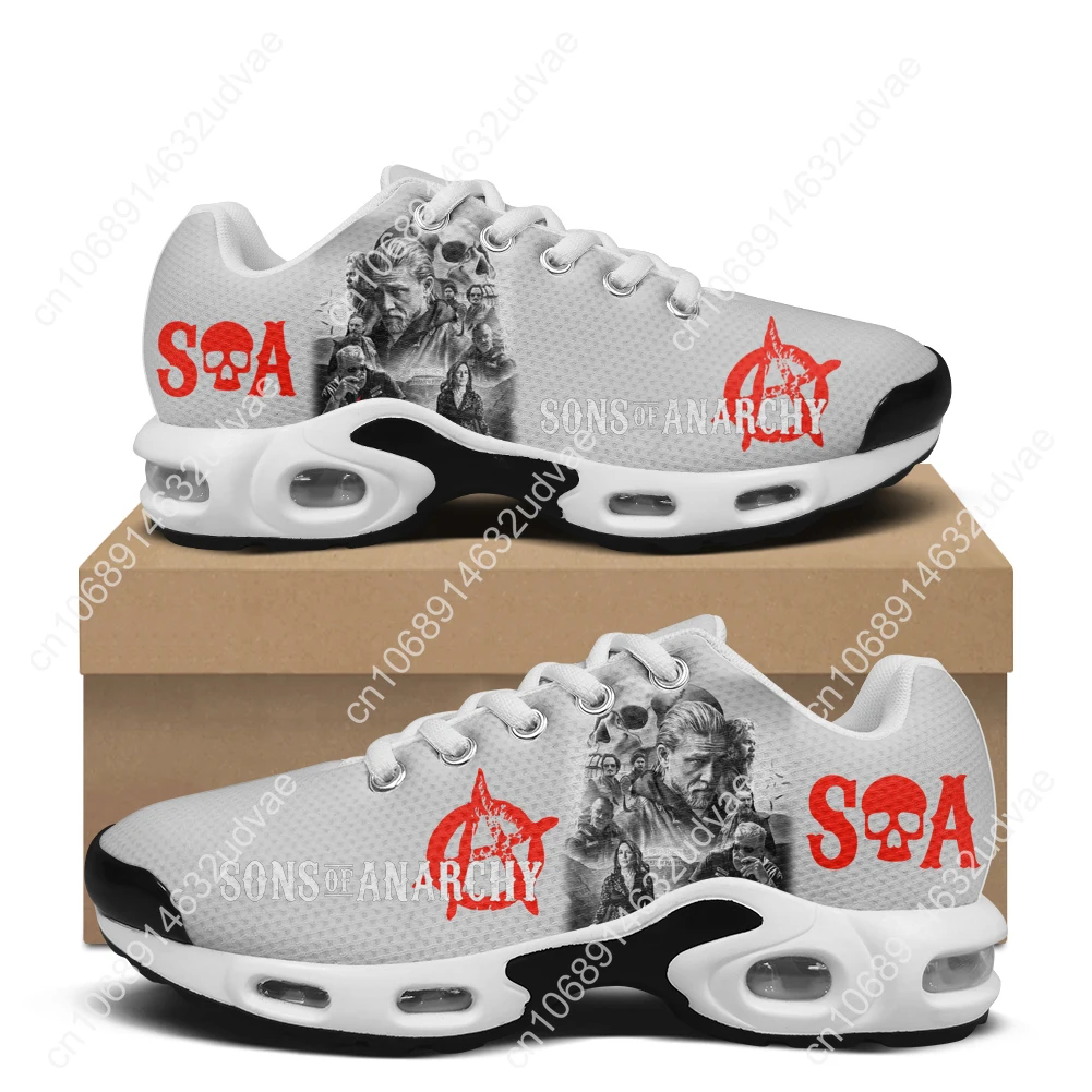 

Sons Of Anarchy SOA Air Cushion Sneakers Mens Womens Teenager Lightweight Sports shoes High Quality Custom Leisure Mesh Sneaker