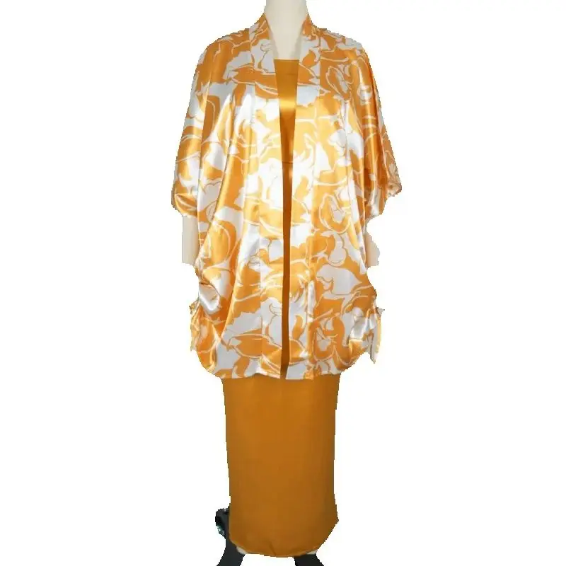 

African Clothes for Women 2 PCS Sets Dress And Coat Suits Dashiki Ankara Turkey Wedding Party Dresses Kaftan Bubu Gown
