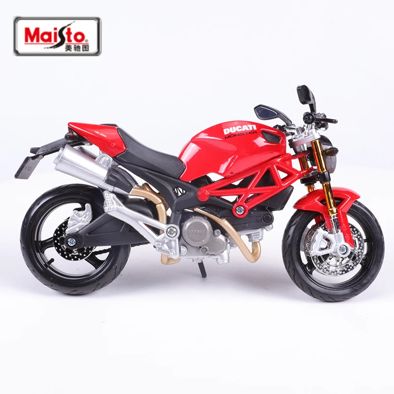 Maisto 1:18 Ducati Monster 696 Alloy Racing Motorcycle Model Simulation Diecast Metal Toy Street Motorcycle Model Childrens Gift