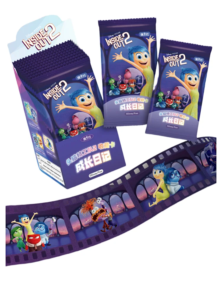 Card Fun Disney Inside Out Card Anxiety Joy Sadness Collection Card Inside Out 2 Card Movie Character Peripheral Children Toy