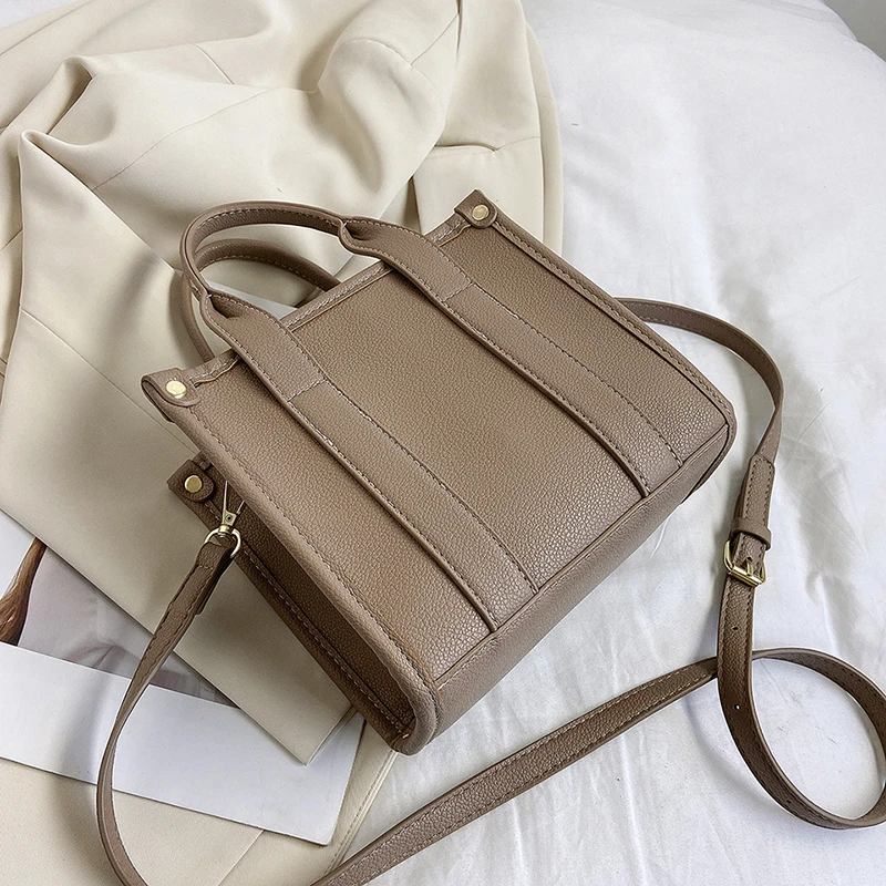 Sac fourre-tout en cuir PU pour femme, sacs à main de luxe pour femme, petit sac à bandoulière initié, sacs à main de créateur, haute qualité, 2024