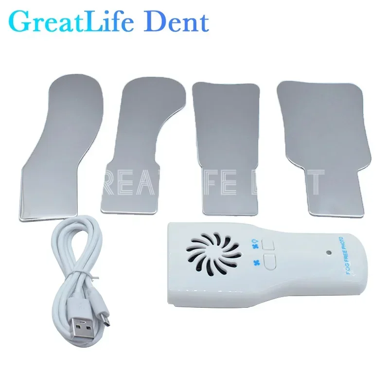 

GreatLife вмятины светодиодное электронное зеркало для дезапотевания Стоматологическое оральное фото зеркало дезапотевание Occlusal Орто светодиодное дезапотевающее зеркало