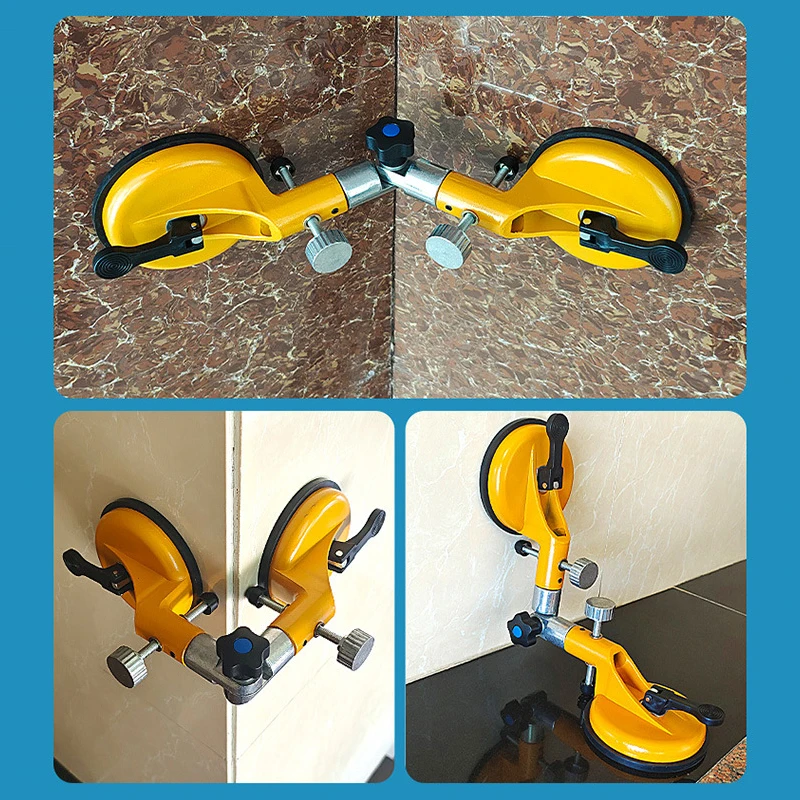 Angle Adjustable Fixed Splicing Suction Cup Right Angle Fixer Glass Tile Slate  Installation  Deam Leveler